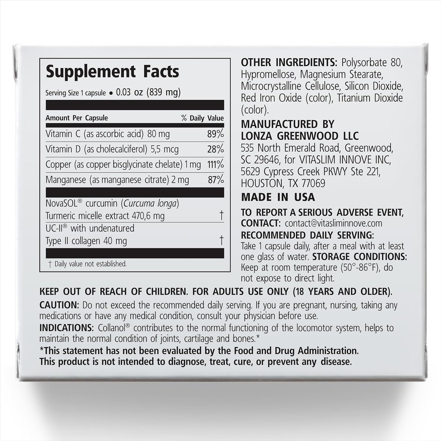 UNDENATURED COLLAGEN+ TURMERIC